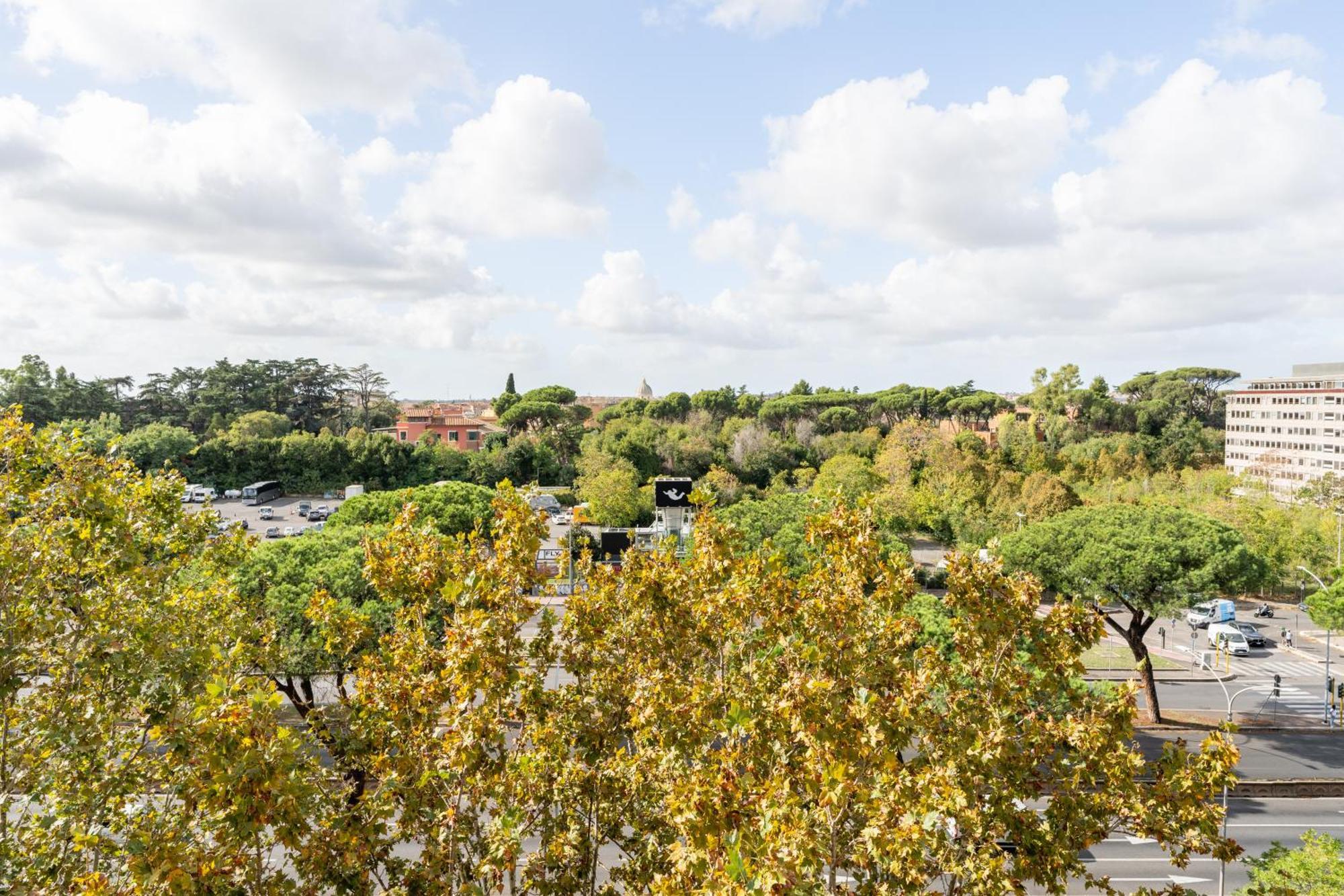 Hotel Colombo Penthouse Wi Fi Netflix Ac Roma Esterno foto